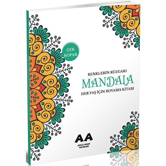 Mandala Renklerin Rüzgarı - Her Yaş Için Boyama Kitabı