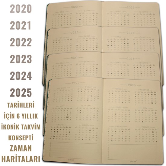 Eternal Minimal BEJ Bullet Journal 20202025 Tarihli A5 Fiyatı