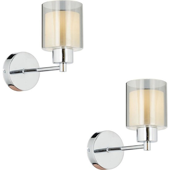 GOLDİE KROM 2Lİ APLİK MODERN SETİ YATAK ODASISALON Fiyatı