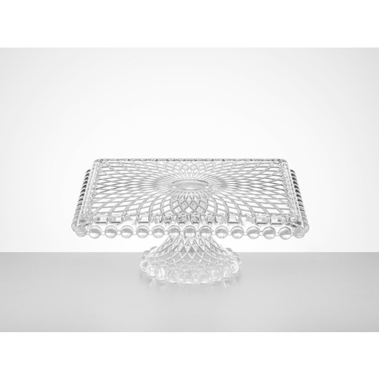 Englısh Home Cyrstal Cam Kare Kek Standı 25 cm Şeffaf Fiyatı