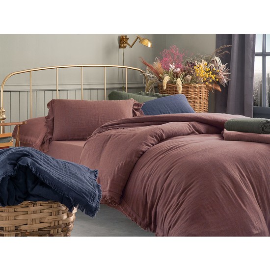 English Home Pure Folk Müslin King Size Nevresim Takımı Fiyatı