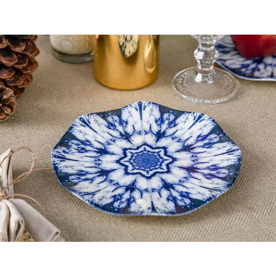 English Home Victory Bone Porselen Pasta Tabağı 19 Cm Mavi Fiyatı