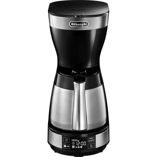 Delonghi ICM16731 Filtre Kahve Makinesi Siyah + Paket Kahve Fiyatı