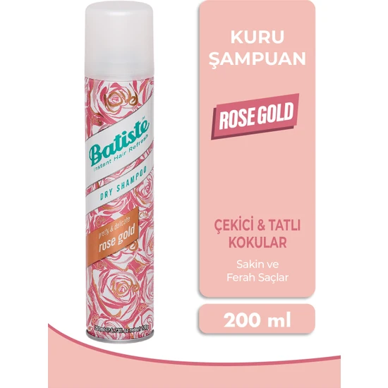 Batiste Rose Gold Kuru Şampuan - Dry Shampoo 200 ml
