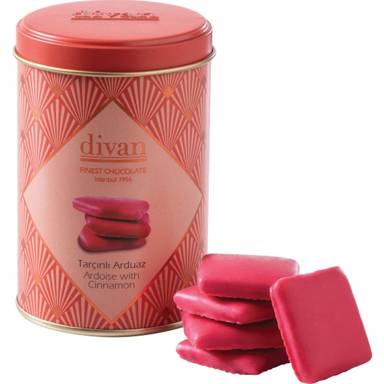 Divan Tarçınlı Arduaz Çikolata Özel Metal Kutuda 120 gr Fiyatı