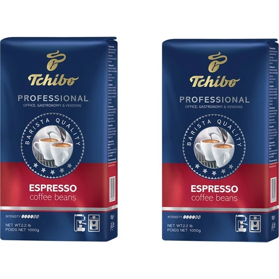 Tchibo Professional Espresso Çekirdek Kahve 1000 gr - 2 Adet
