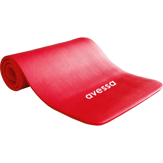 Avessa Kırmızı 15 mm Kalınlık Özel Pilates Egzersiz Minderi / Yoga Mat