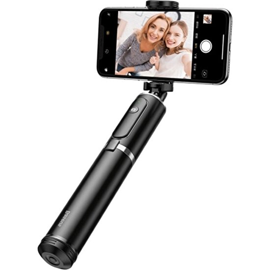 Baseus Bluetooth Uzaktan Kumandalı Selfie - Özçekim Tripod Çubuğu - Gri