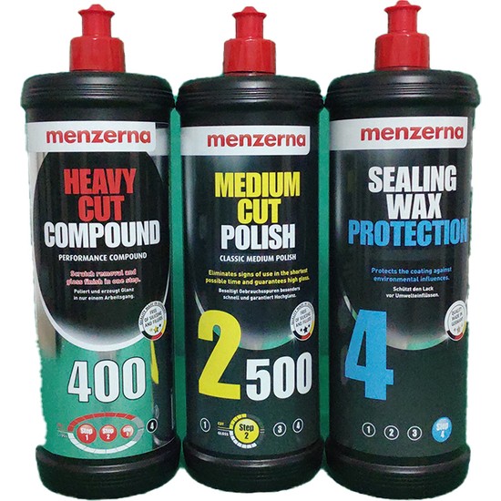 Menzerna 400 2500 Sealing Wax Pasta Cila Seti 1 lt Fiyatı