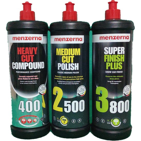 Menzerna 400 2500 3800 Pasta Hare Giderici Seti 1 lt Fiyatı