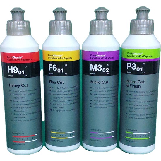 Koch Chemie H9 F6 M3 P3 Kalın Pasta Hare Boya Koruma Seti Fiyatı