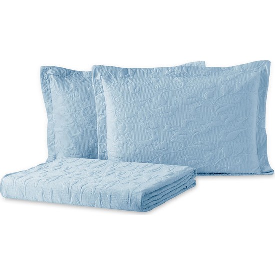 Yataş Bedding Merlin Yatak Örtüsü Seti Tek Kişilik Mavi