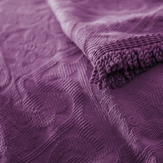 Yataş Bedding Minho Yatak Örtüsü Çift Kişilik Xl Mürdüm Fiyatı