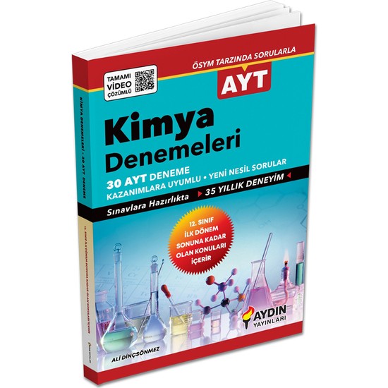 Aydın Yayınları AYT 30 Kimya Deneme (1.Dönem Konuları) Fiyatı