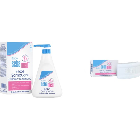 Sebamed Bebek Şampuanı 500 ml + Sebamed Bebek Sabunu 100 gr Fiyatı