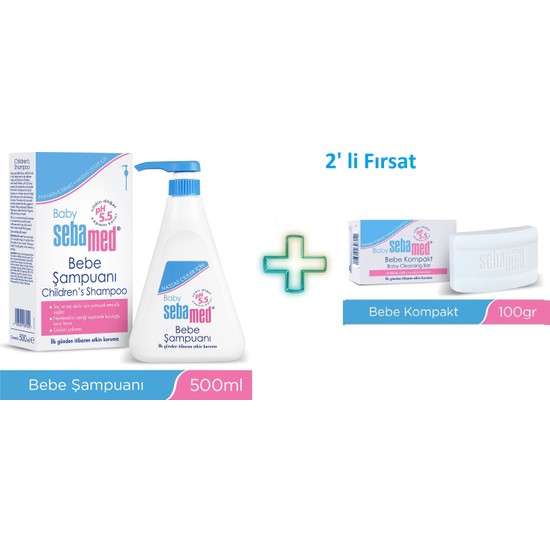 Sebamed Bebek Şampuanı 500 ml + Sebamed Bebek Sabunu 100 gr Fiyatı