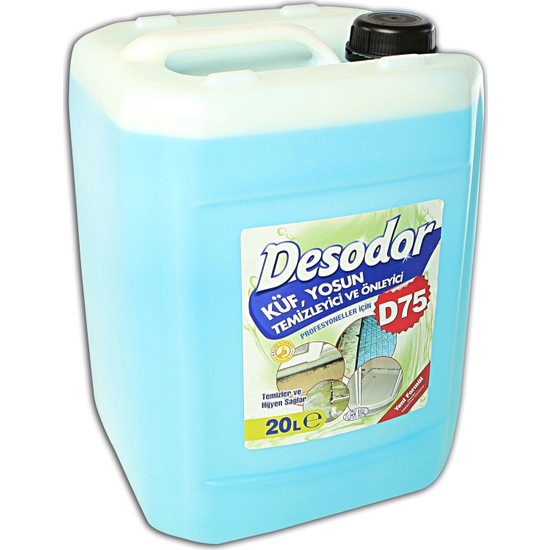Desodor® D75 Küf, Yosun Temizleyici ve Önleyici 20 lt Fiyatı Desodor® D75 Küf, Yosun Temizleyici ve Önleyici 20 lt Fiyatı