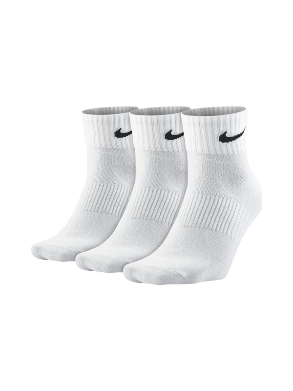 Nike 3Ppk Lightweight Quarter Beyaz Çorap
