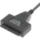 OEM USB 2.0 To 2.5" 3.5" Sata Harddisk Kablosu 12V Power Adaptörlü