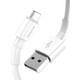 Baseus CATSW-02 Type-C 3.0A Hızlı Şarj USB Kablosu 1 mt Beyaz
