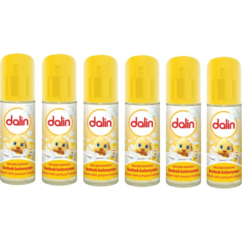 Dalin 6'lı Sprey Bebek Kolonyası Bıcı Bıcı Kokusu 150 ml