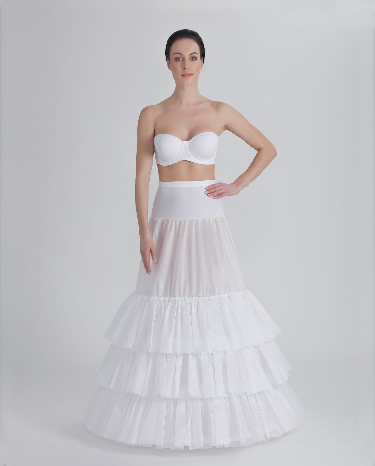 Mk Moda Atelier 4 Telli 4 Fırfırlı Jupon Tarlatan J-606C