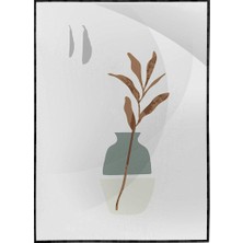 SHOP365 Saksıda Bitkiler Illüstrasyon Modern Poster P-001320