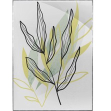 SHOP365 Yapraklar ve Şekiller Modern Poster P-001283