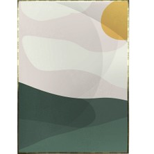SHOP365 Ay Güneş ve Toprak Renkleri Modern Poster P-001256