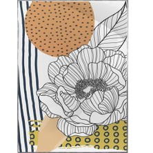 SHOP365 Çiçekler Şekiller Modern Dekoratif Modern Poster P-001628