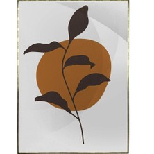 SHOP365 Yapraklar ve Şekiller Modern Poster P-001564