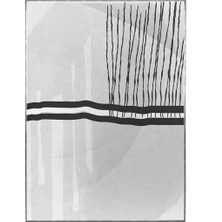 SHOP365 Şekiller ve Çizgiler Siyah Gri Renkler Modern Poster P-003430