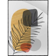 SHOP365 Yapraklar ve Şekiller Modern Poster P-003273