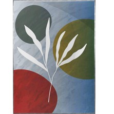 SHOP365 Yapraklar ve Şekiller Modern Poster P-003291