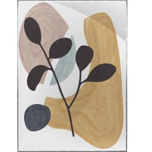 SHOP365 Yapraklar ve Şekiller Modern Poster P-003253