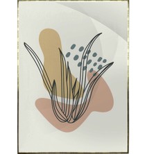 SHOP365 Bitki Yapraklar ve Şekiller Modern Poster P-002892