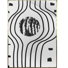 SHOP365 Gezegenler Şekiller Siyah Gri Renkler Modern Poster P-003381