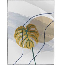 SHOP365 Yapraklar ve Şekiller Modern Poster P-003135