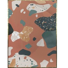 SHOP365 Şekiller Karışık Renkler Modern Dekoratif Poster P-003705