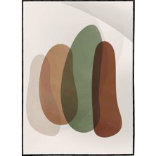 SHOP365 Renkli Şekiller Modern Poster P-004148
