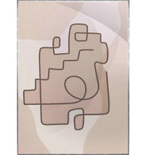 SHOP365 Çizgiler Açık Renkler Modern Illüstrasyon Poster P-004478