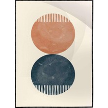 SHOP365 Şekiller Karışık Renkler Modern Poster P-004292