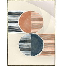 SHOP365 Şekiller Karışık Renkler Modern Poster P-004295