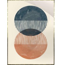 SHOP365 Şekiller Karışık Renkler Modern Poster P-004290