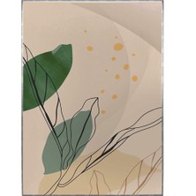 SHOP365 Bitki Yapraklar ve Şekiller Modern Poster P-004045