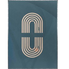 SHOP365 Geometrik Şekiller Illüstrasyon Modern Sanat Tuval Poster P-004416