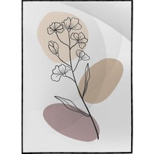 SHOP365 Çiçekler Bitki Botanik Illüstrasyon Poster P-000712