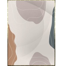 SHOP365 Şekiller ve Çizgiler Pastel Renkler Modern Poster P-000889