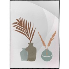 SHOP365 Yapraklar ve Şekiller Modern Poster P-001343
