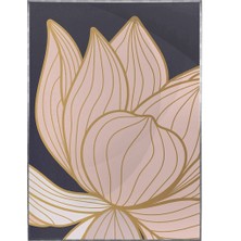 SHOP365 Lotus Nilüfer Çiçek Illüstrasyon Poster P-000877